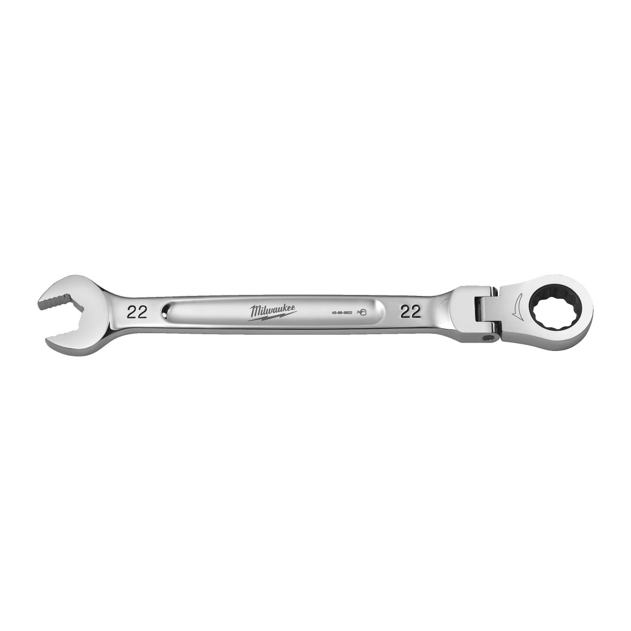 Cheie fixă MAX BITE cu clichet și cap pivotant, 22mm