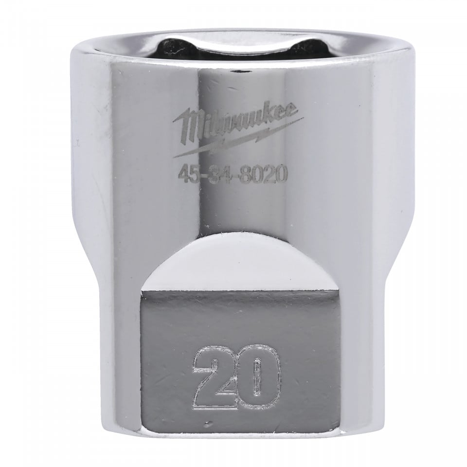 Cheie tubulară 3/8, sistem metric, 20mm, scurtă