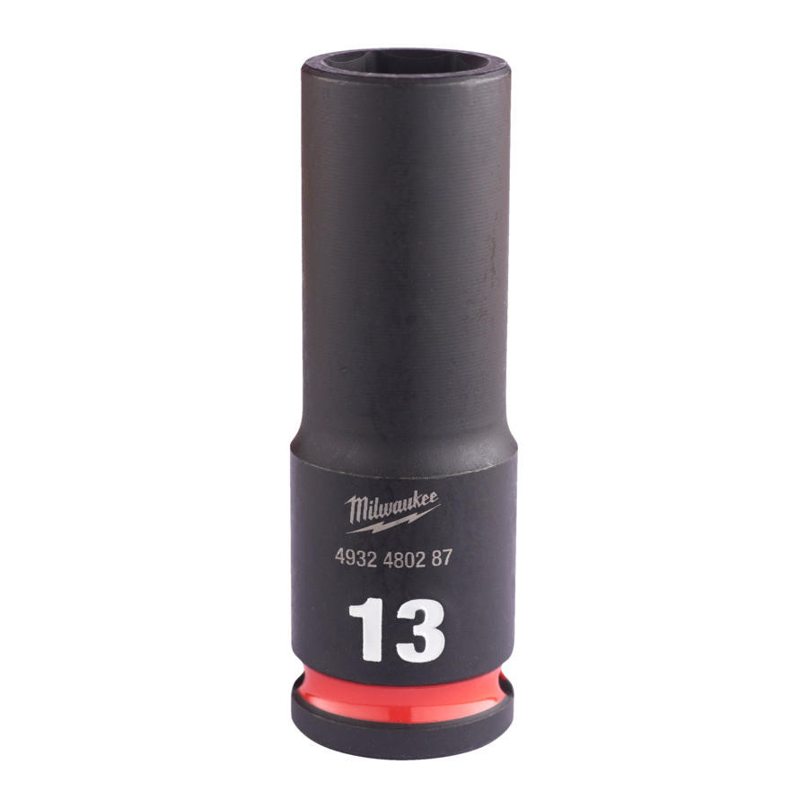 Cheie tubulară de impact MILWAUKEE SHOCKWAVE™ IMPACT DUTY, 3/8" IMPACT SOCKET DEEP 13mm L65mm