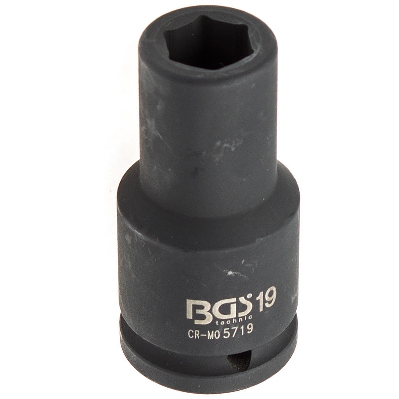 Cheie tubulara lunga de impact, 19mm, 3/4"