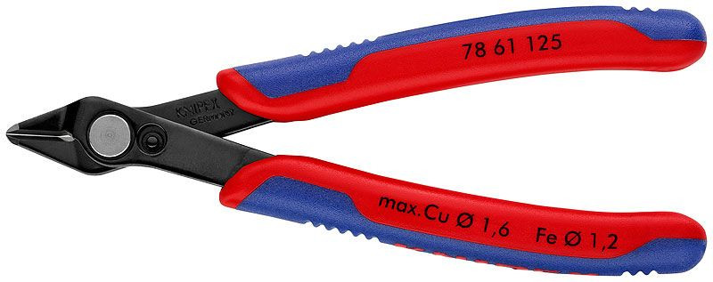 Cleste electronica, tais fara fateta, KNIPEX, 125 mm
