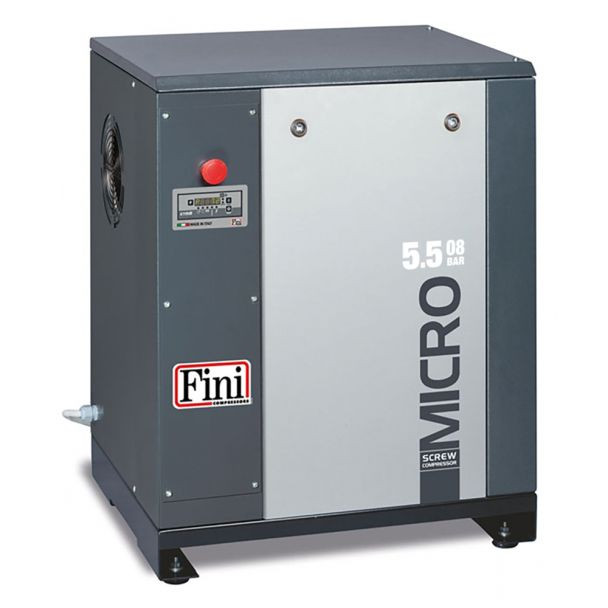 Compresor de aer cu surub Fini MICRO 5.5-08, 400 V, 5.5 kW, 8 bar, 720 l/min