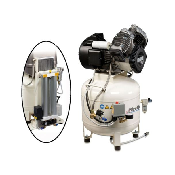 Compresor de aer medical Fini MED320-50V-ES-3M, 50 l, 2.2 kW, 8 bar, 235 l/min, uscator de aer