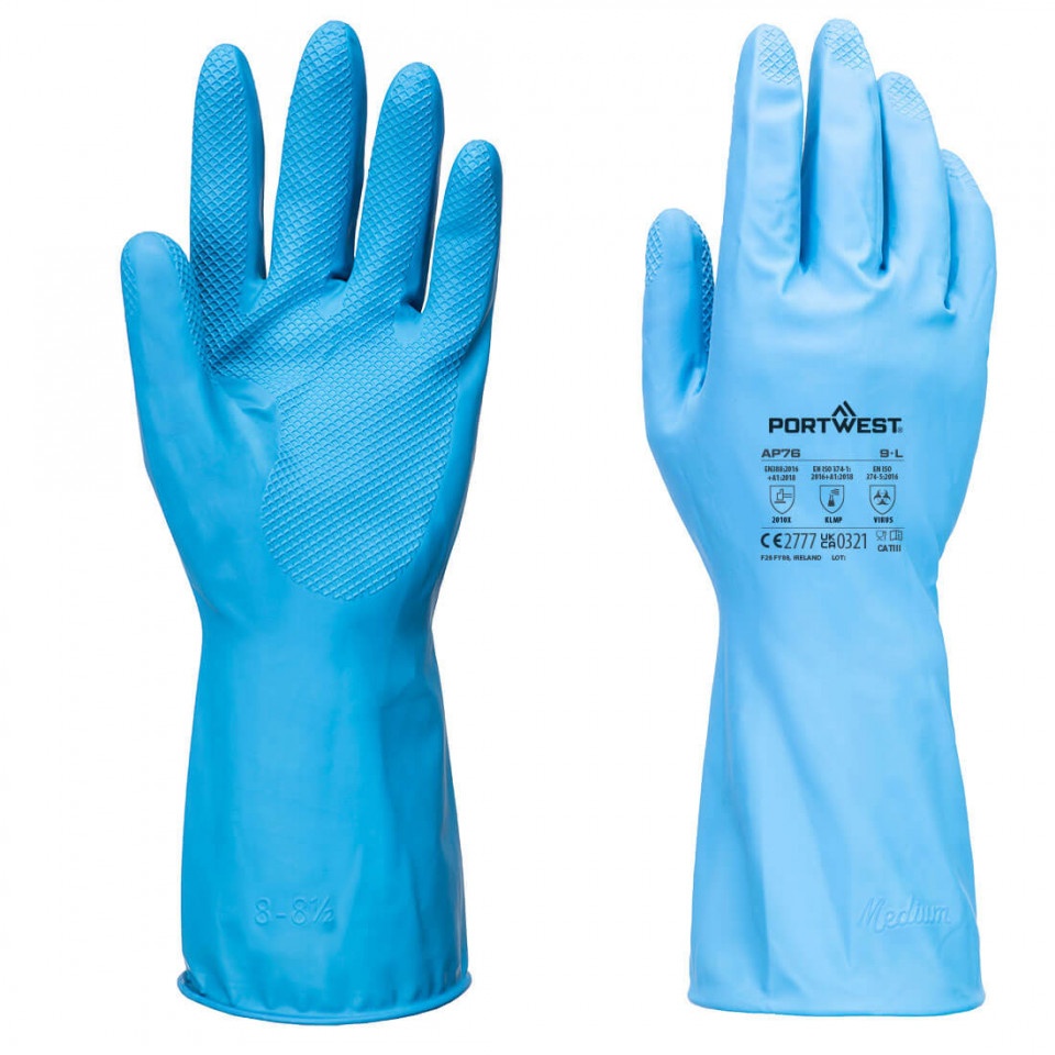 FD Chemical B Latex Light Gauntlet (Pk12) AP76