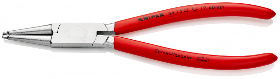 KNIPEX 44 13 J2 clește pentru inele de siguranță pentru inele interioare cu alezaje acoperite cu plastic cromat 180 mm