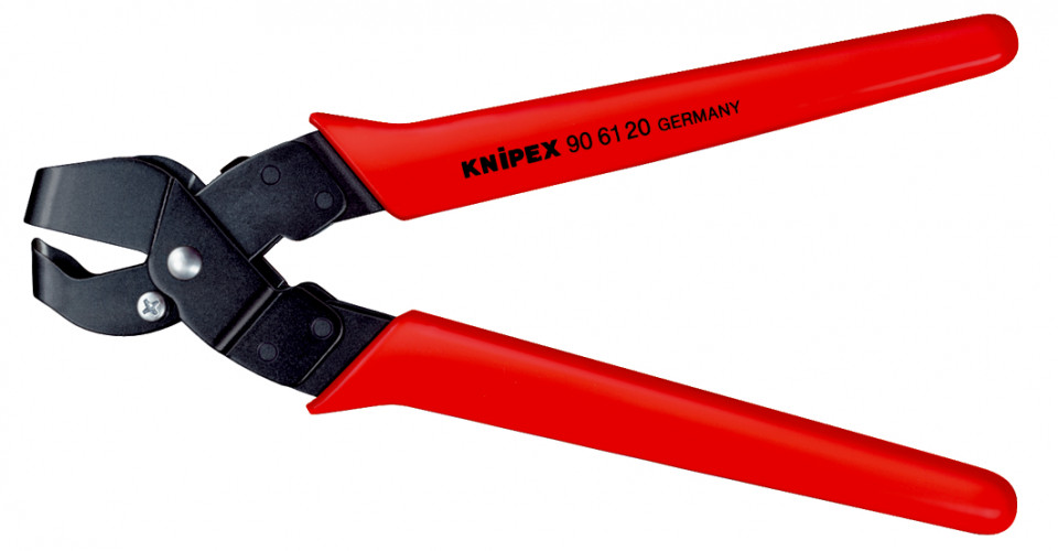 KNIPEX 90 61 20 Clește pentru decupaje cu învelișuri din plastic brunat 250 mm