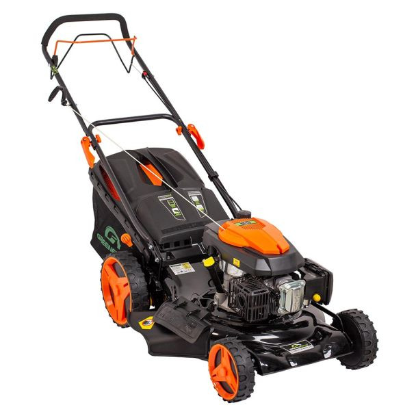 Masina de tuns gazonul autopropulsata Greenfield G-MTG531ARW-TX, motor benzina 5.36 CP, latime lucru 52.5 cm, 7 trepte taiere, sac colector 67 l