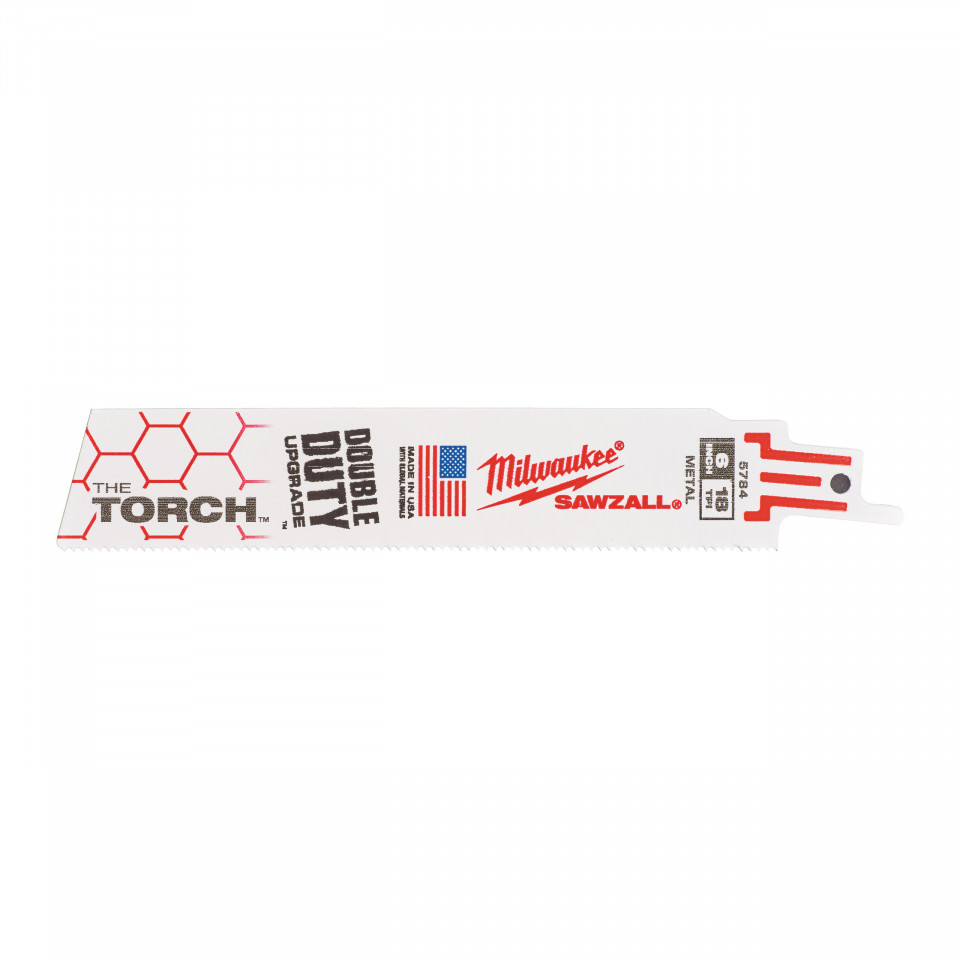 Metal: Pânze Heavy Duty TORCH™ pentru lucrări de demolare Milwaukee TORCH 150 x 18 Tpi - 25 bucati