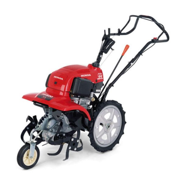 Motocultivator Honda FF300K1DET2, cu motor pe benzina 2.0 cp, latime de lucru de 410 mm, cu manere reglabile in inaltime si in lateral, cu roti de transport