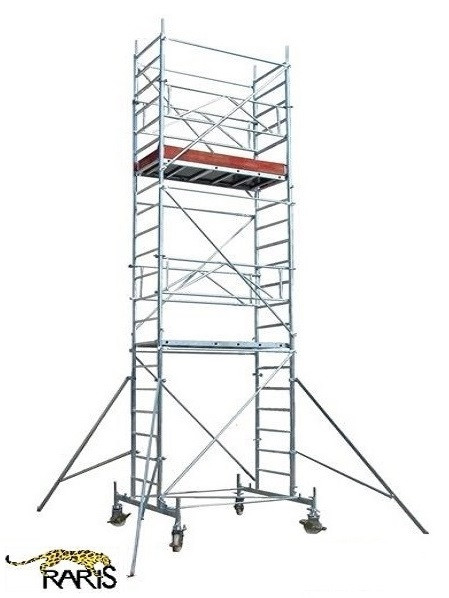 Schele , profesionale, mobile, din aluminiu, cu suprafata podina 2,0x0,7m, Hlucrumax: 4.3-14.3m, tip U2,0