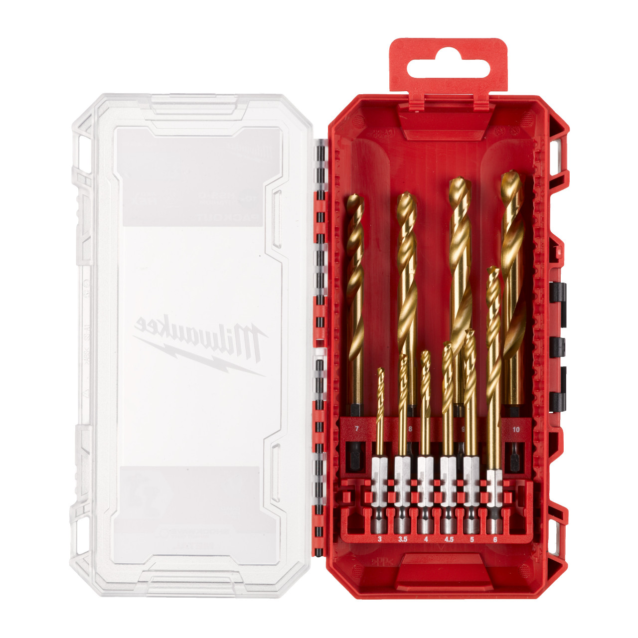 Set 10 Burghie metal coada 1/4" Hex HSS-G Titan 3-10 mm