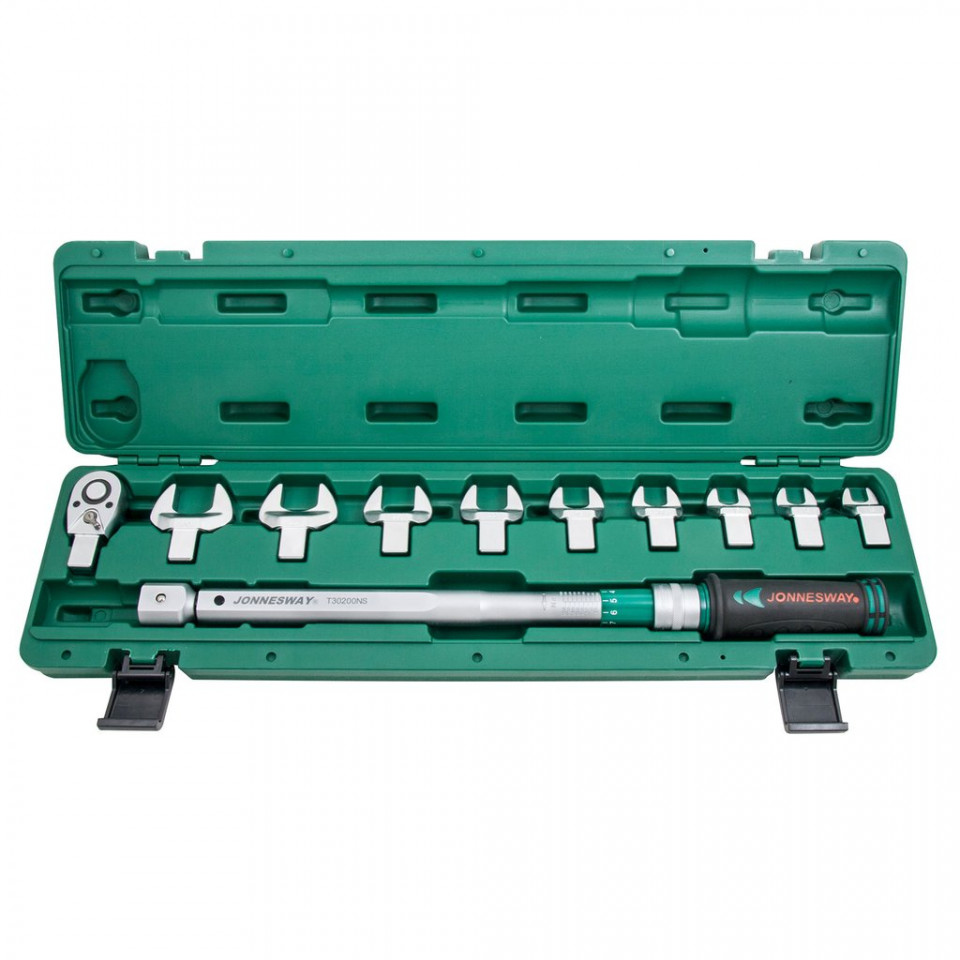 Set 11 piese chei dinamometrice Jonnesway 1/2" 40-200Nm, 13-30mm