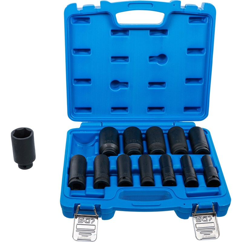 Set 13 chei tubulare de impact 1/2" lungi, 7/16"-1 1/4"