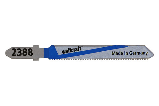 Set 2 panze pentru fierastrau pendular Wolfcraft 2388000, prindere in T, pentru metal, adancime taiere 1 - 3 mm