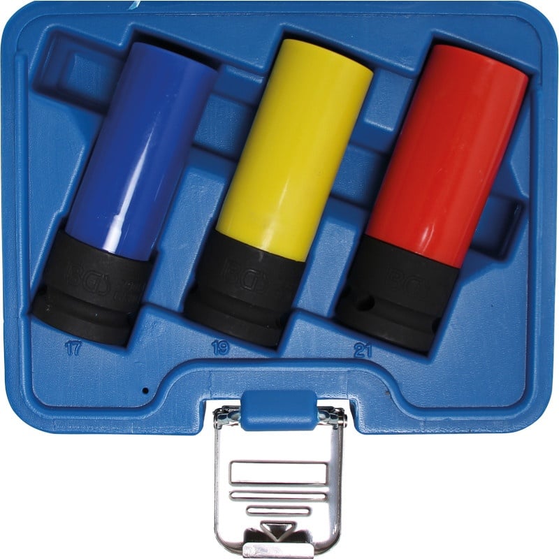 Set 3 chei tubulare de impact cu protectie 1/2", 17-19-21 mm