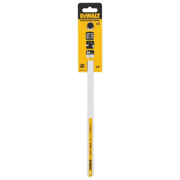 Set 3 lame bi-metal Dewalt DWHT0-20558, 300 mm, 18/24/32 TPI