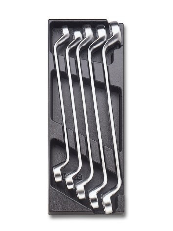 Set 5 chei inelare cotite in suport termoformat T41 Beta 20-29 mm