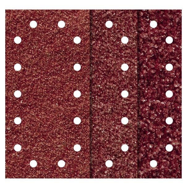 Set 5 foi abrazive Wolfcraft 1990000, pentru lemn si metale, Gr. A40, A80, A120, 115x230 mm