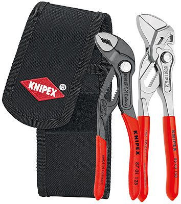 Set cleşti Knipex Hightech în mini husă cu centură, 2 piese
