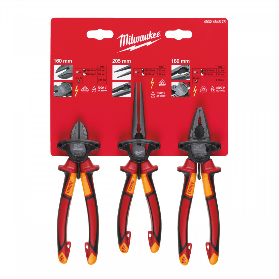 Set clesti Milwaukee VDE - 3 piese