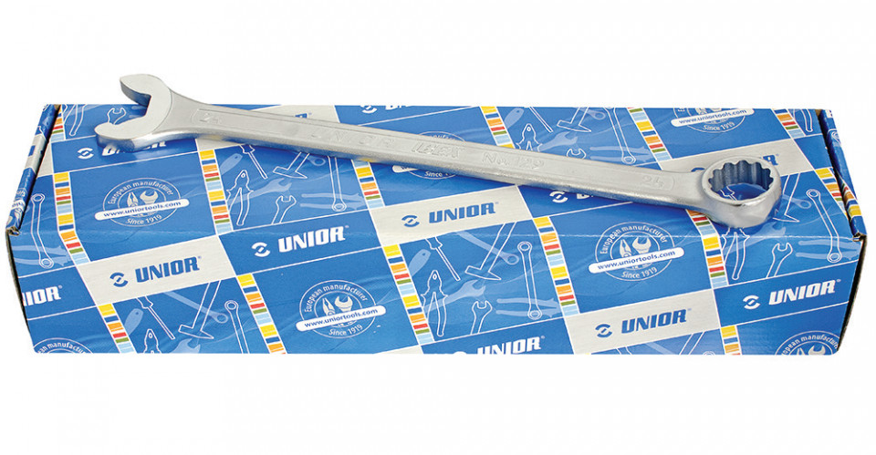 Set de 12 chei combinate Unior IBEX in cutie de carton 8 - 24 mm