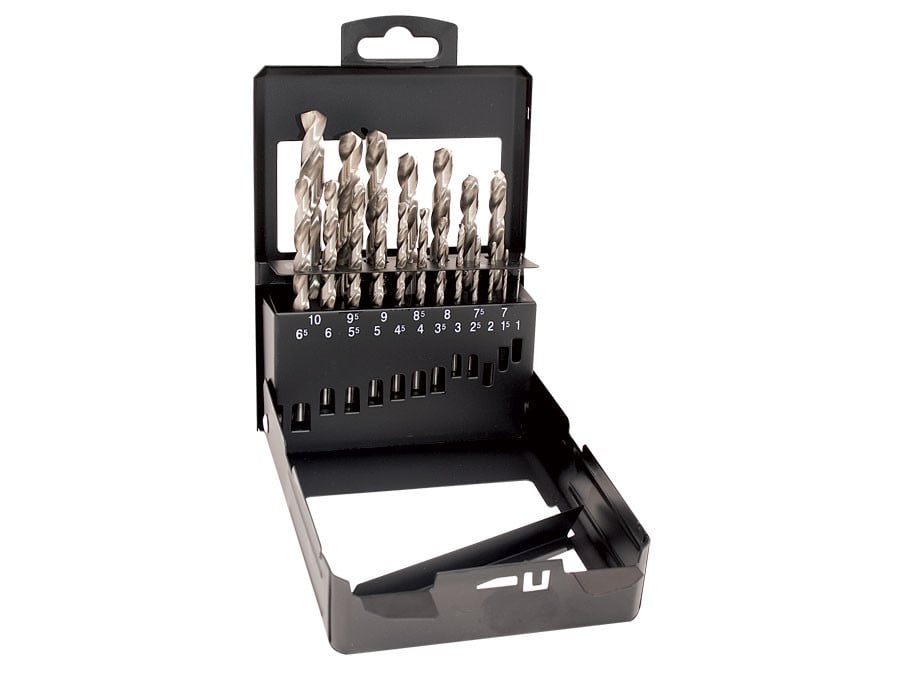 Set de 19 burghie pentru metal - MOB Cobalt 5%, 1-10 mm