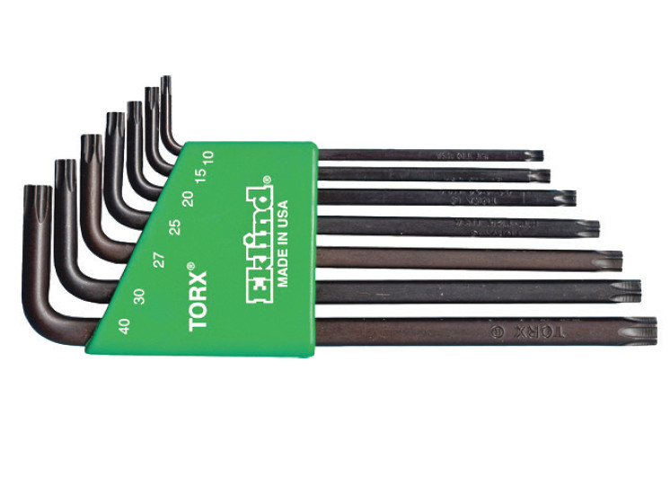 Set de 7 chei locas cu profil TX si cap gaura in suport de plastic EKLIND TX10-TX40