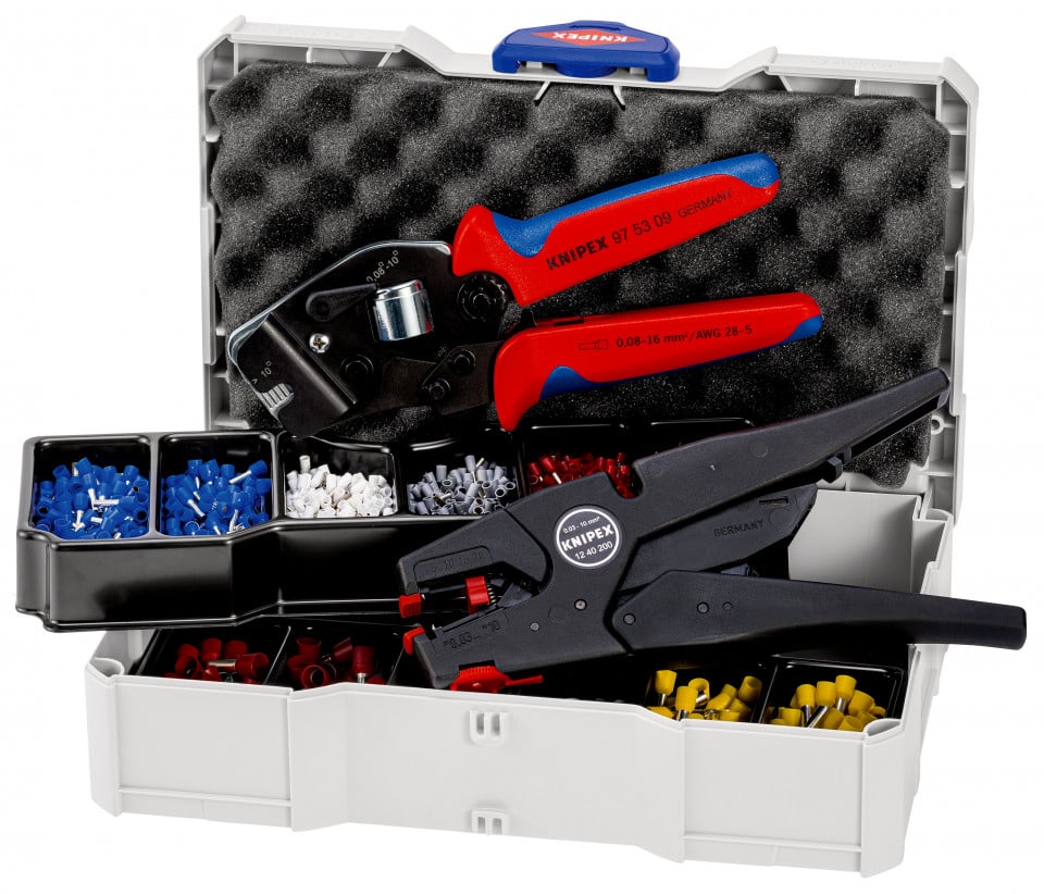 Set de sertizare KNIPEX pentru ferule 1252 piese 0,08 – 10 + 16 mm²