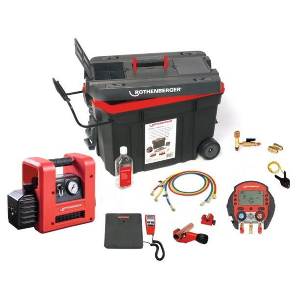 Set frigorific complet Rothenberger ROCADDY 120 R32 manifold digital