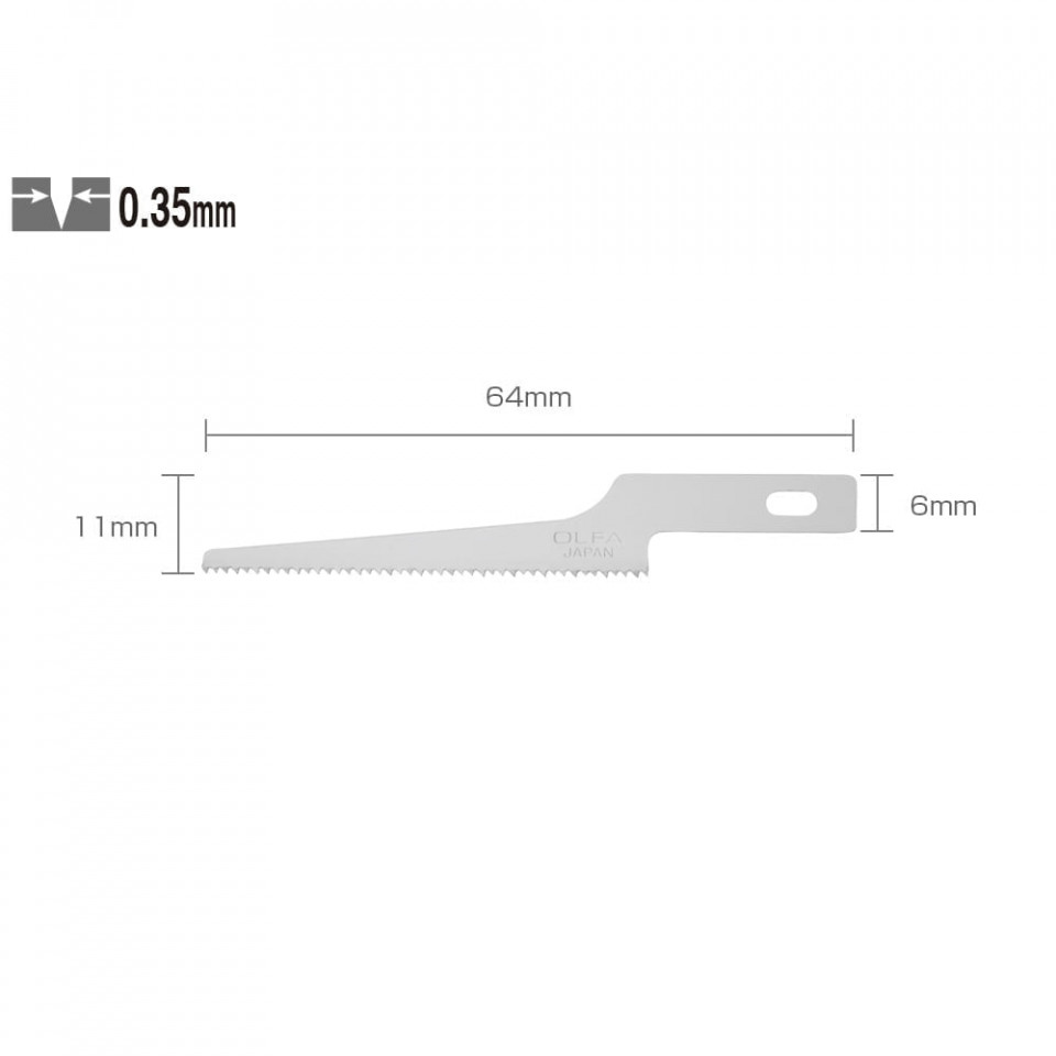 Set KB4-NS/3 - lame japoneze decoratiuni, 3 bucati, Olfa