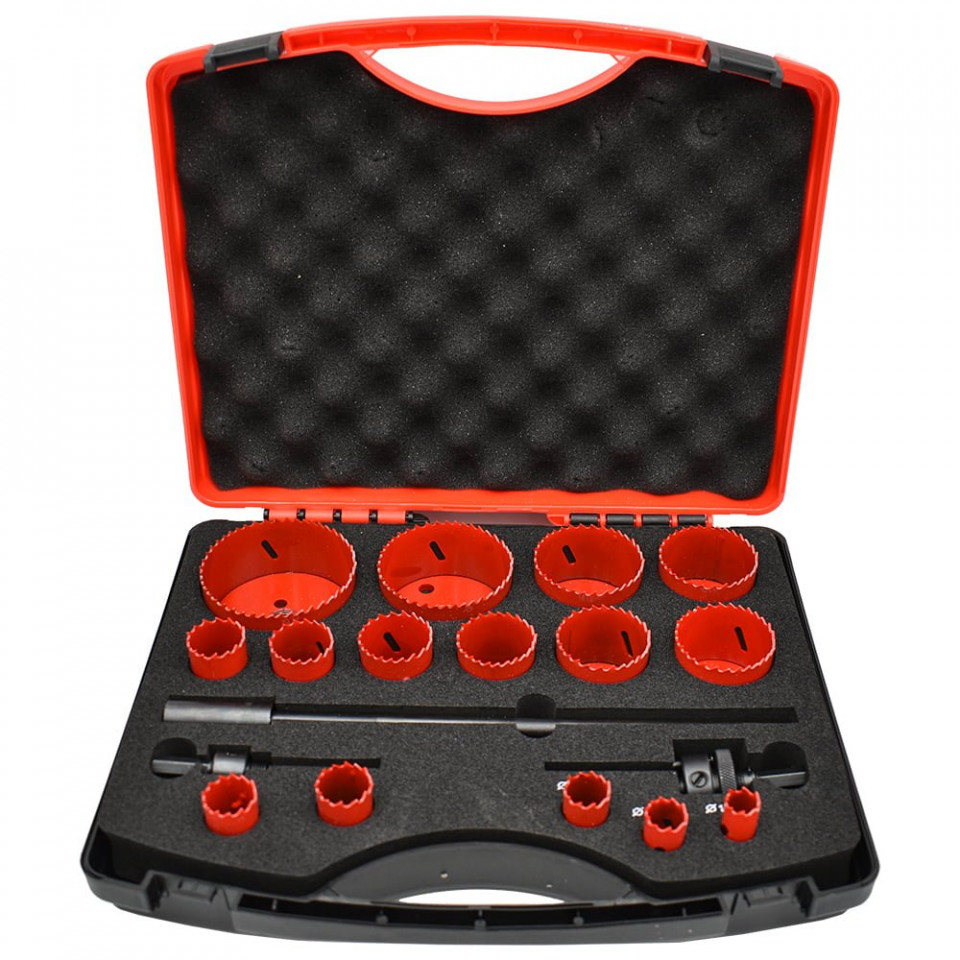 Set-Trusa Carote Bi-Metal HSS - 18 piese