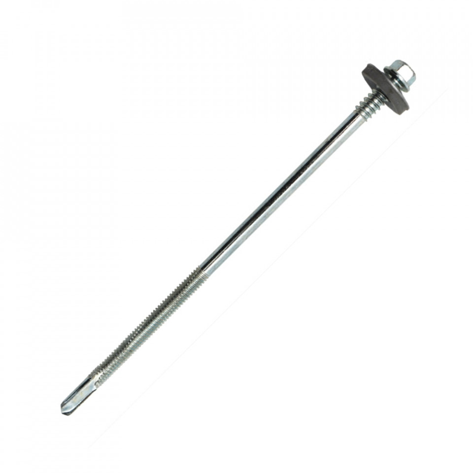Suruburi Autoforante cu cap hexagonal, DIN 7504K GT12 pentru panou sandwich, ZN+saiba, 5.5x35mm, 250 bucati
