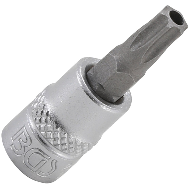 Varf torx cu gaura TT30, 1/4", 38 mm