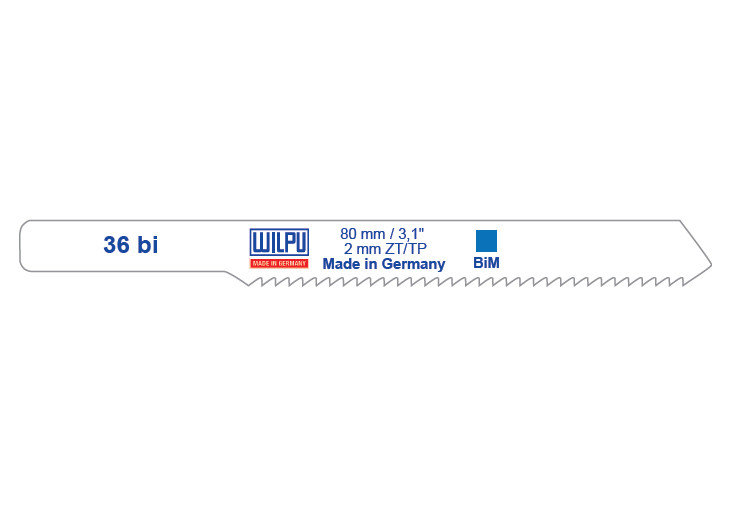 36 bi Panza Bi-Metal pentru fierastrau vertical pentru metal / 5 bucati, DIM 76.5 x 7.9 x 1.0 mm