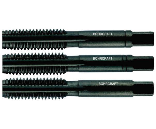 4110 Tarozi pentru filetare manuala, pas normal, DIN 352, HSS-E (5% Co) VAP, 3 buc/set, DIM M 6