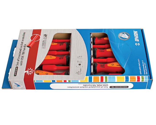 629CS6VDETBI Set de surubelnite izolate cu cap tubular, DIM 5.5 - 13 / 6 piese - 617050