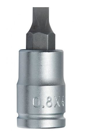 7187SL-1/4" Cap cheie tubulara 1/4 cu profil surubelnita lata de 0.8x4.0 KRONUS