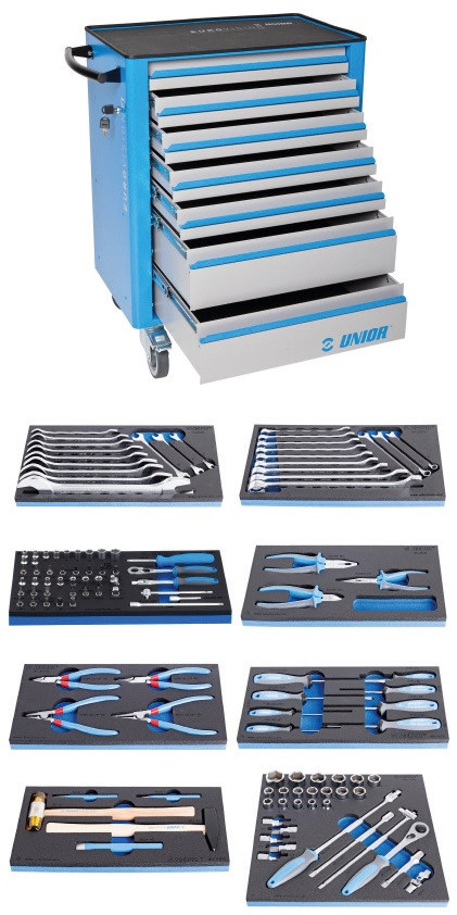 940EV4+1000ak1 Set scule 118 piese in module SOS cu dulap 940EV4