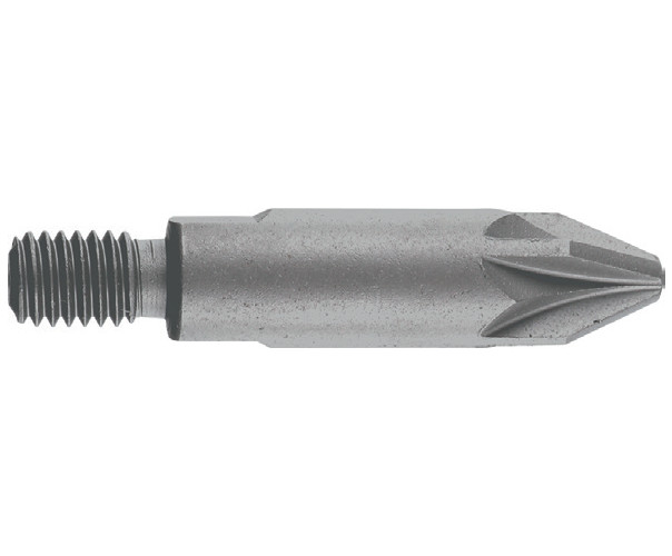 Bit STANDARD profil Pozidrive cu prindere pe filet M5, DIM PZ 2, L 45