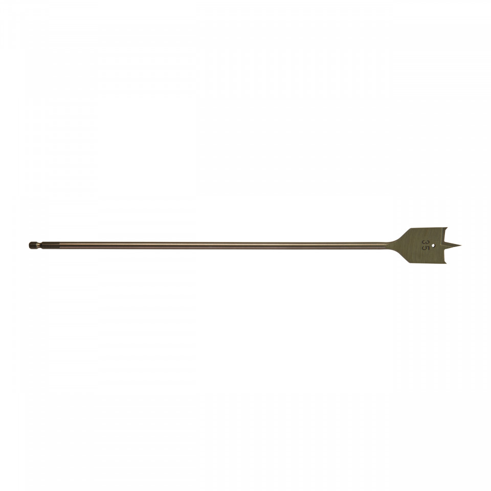 Burghie plate Milwaukee (Lungime totală (mm): 400, Tijă prindere: ¼″ Hex, Ø (mm): 35)