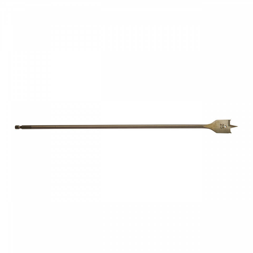 Burghie plate Milwaukee (Lungime totală (mm): 400, Tijă prindere: ¼″ Hex, Ø (mm): 25)