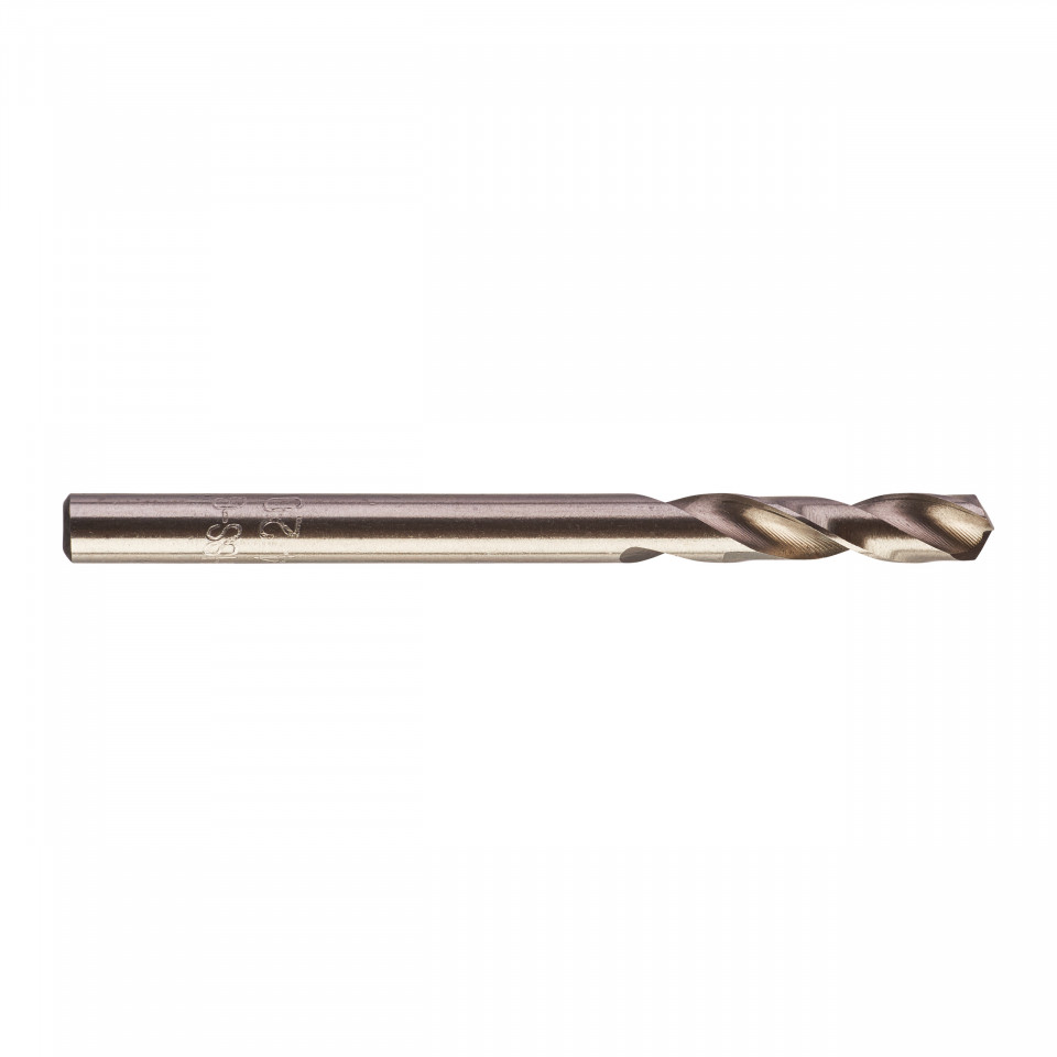 Burghie scurte MILWAUKEE HSS Ground pentru metal - DIN 1897 Ø 4.2x22x55 mm - set 10 buc