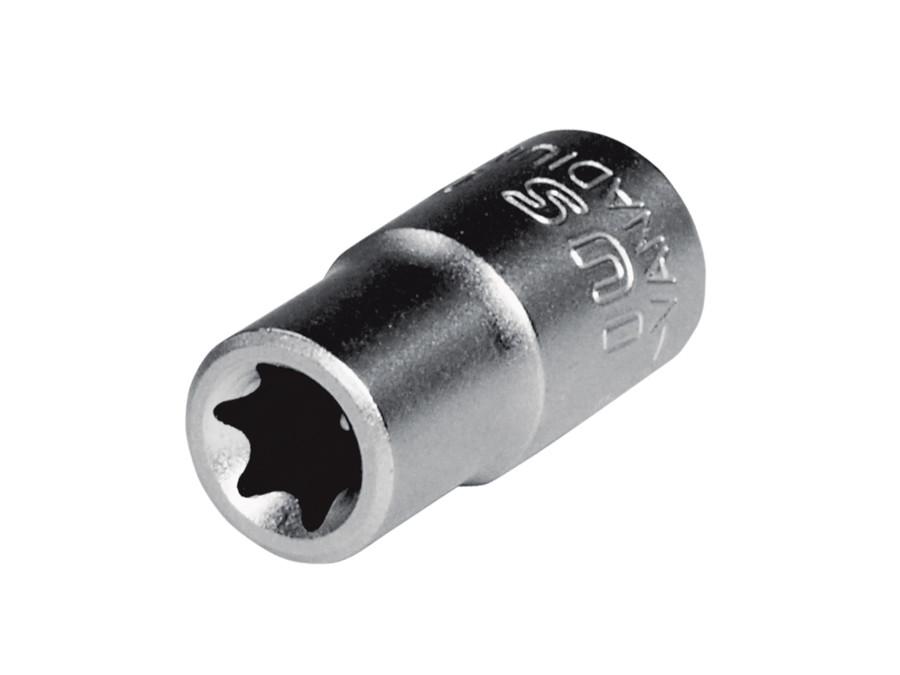 Cap cheie tubulara cu profil IUS Torx 1/4”, pe display - E5