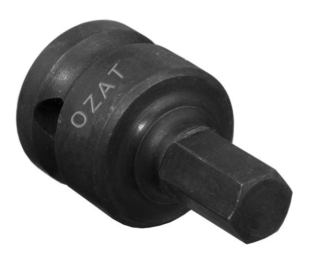 Cap cheie tubulara de impact OZAT 3/4" cu profil hexagon exterior, o piesa, standard 20mm L64mm