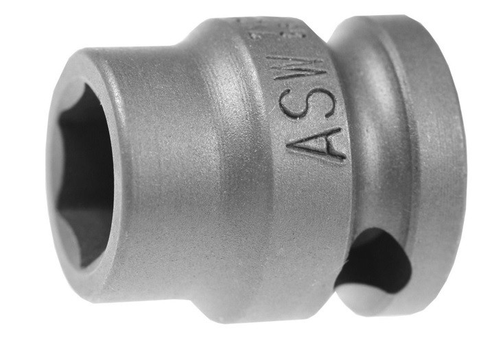 Cap cheie tubulara de impact scurta cu pereti subtiri ASW 1/2", 16mm L38mm
