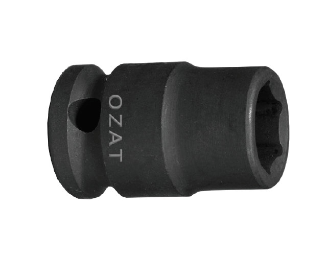 Cap cheie tubulara impact ASW 3/8" 6 laturi, scurta 23mm L30mm