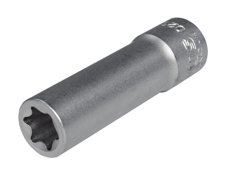 Cap cheie tubulara lunga cu profil IUS Torx 1/2” - E14