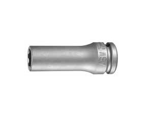 Cap cheie tubulara lunga de impact cu profil TORX® interior ASW 1/2", E10 L80mm