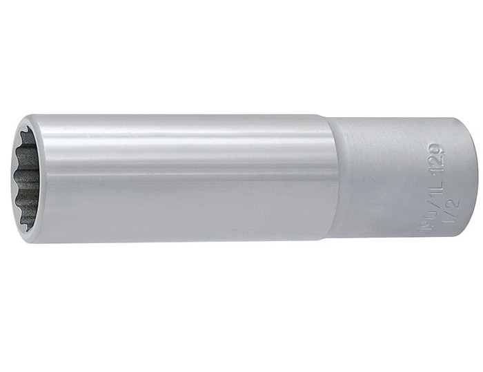 Cap cheie tubulara lunga Unior 1/2" cu 12 laturi, DIM 22