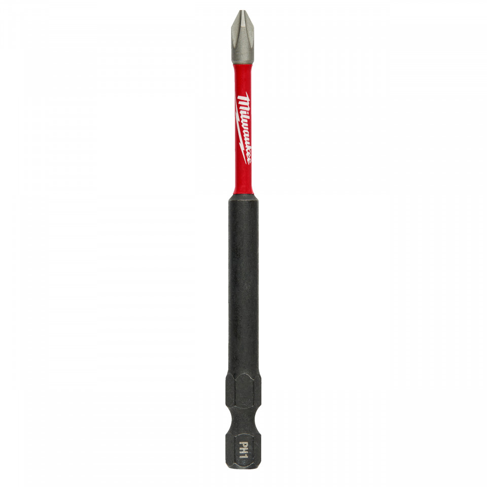 Cap surubelnita Pozidrive (PZ) Milwaukee SHOCKWAVE (Lungime totală (mm): 90, Tip: PZ 1)